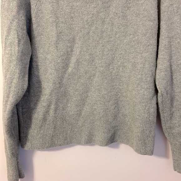 Paige Heather Gray Wool Blend Boatneck Cowl Izabella Sweater size M - Picture 11 of 14